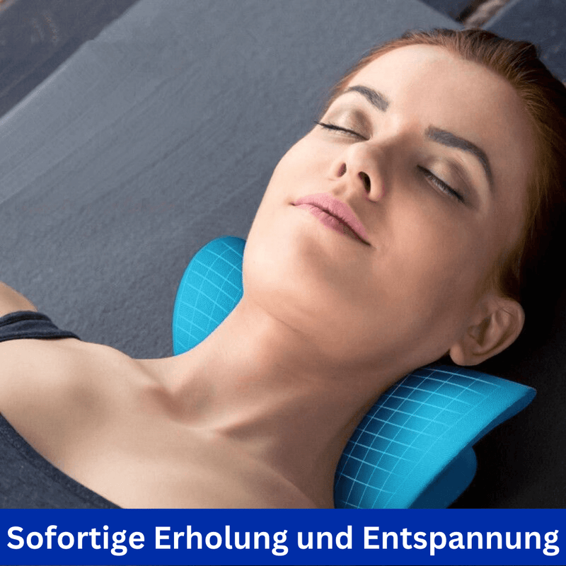 RelaxNeck - Nackenkissen mit Massagefunktion für schnelle Entspannung –  FRAJU